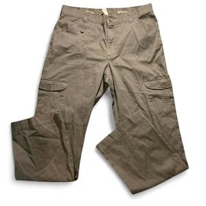 🌟 Vintage Y2K Lee Khaki Cargo Pants - Comfort Waistband - Size 10 🌟